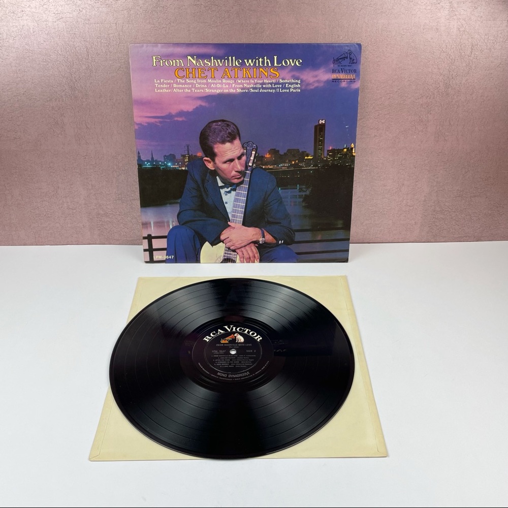 Chet Atkins From Nashville With Love Vinyl Music Record 1966